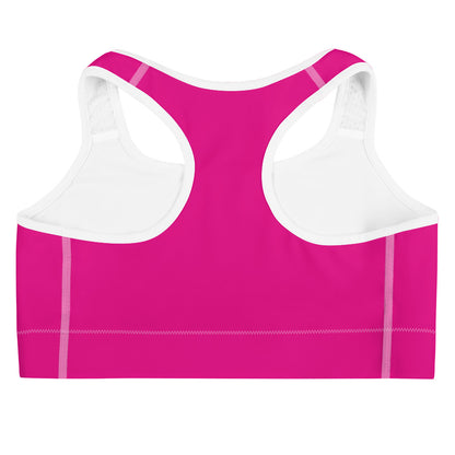 Deep Pink Sports Bra