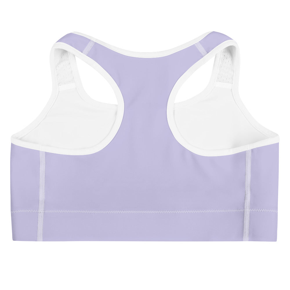 Light Purple Racerback Sports Bra