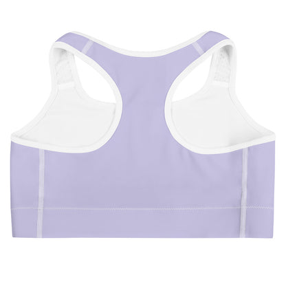 Light Purple Racerback Sports Bra