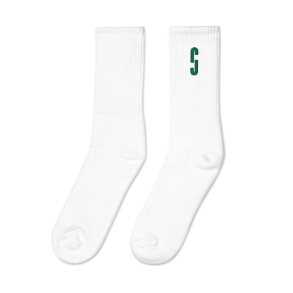 Forest Green Logo Staple Socks