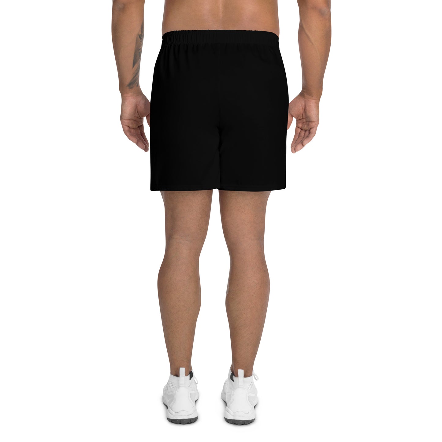 Black Mid Cut Flow Running Shorts